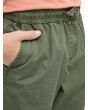 Niño con Pantalón recto Quiksilver Taxer Pant verde cintura elástica