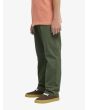Niño con Pantalón recto Quiksilver Taxer Pant verde lateral