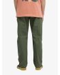 Niño con Pantalón recto Quiksilver Taxer Pant verde posterior