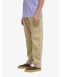 Niño con Pantalón recto Quiksilver Youth Taxer Pant caqui lateral