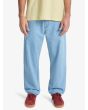Hombre con vaquero elástico Quiksilver Taxer Regular Denim azul