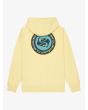 Sudadera con capucha Quiksilver Graphic Garden Glade amarilla para hombre posterior