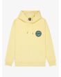 Sudadera con capucha Quiksilver Graphic Garden Glade amarilla para hombre