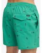 Hombre con Bañador Quiksilver Stretch Printed Volley 16 Leprechaun Spaced Out bolsillos