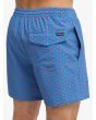 Hombre con Bañador Quiksilver Stretch Printed Volley 16 Azul Floral bolsillos