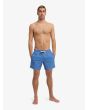 Hombre con Bañador Quiksilver Stretch Printed Volley 16 Azul Floral corte