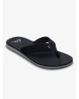 Sandalias Quiksilver Carver Suede negras para hombre