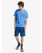 Hombre con Quiksilver camiseta EV Duality azul Riviera ajuste regular