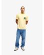 Hombre con Camiseta de manga corta Quiksilver EV Duality amarillo Straw corte regular