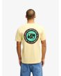 Hombre con Camiseta de manga corta Quiksilver EV Duality amarillo Straw