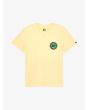 Camiseta de manga corta Quiksilver EV Duality amarillo Straw para hombre