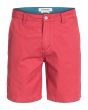Bermudas tipo chino Quiksilver Everyday 20" Rojos para hombre