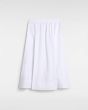 Falda Larga Vans Francesca Blanca para mujer posterior
