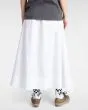 Mujer con Falda Larga Vans Francesca Full Skirt Blanca posterior