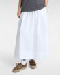 Mujer con Falda Larga Vans Francesca Full Skirt Blanca