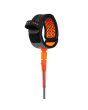 Invento para tabla de surf FCS 6' All Round Essential Leash gris y naranja posterior