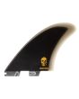 Quilla para tabla de surf FCS II Christenson Performance Glass Twin Fins Black Talla XL