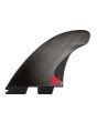 Quillas para tabla de surf FCS II H4 M Smoke Tri Fins 