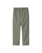 Pantalón con cintura elástica Carhartt WIP Flint Pant Verde Park Garment Dyed para hombre