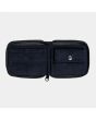 Cartera Carhartt WIP Flint Zip Wallet azul marino abierta