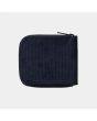 Cartera Carhartt WIP Flint Zip Wallet azul marino posterior