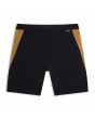 Boardshort Florence Cordura Airtex Negro-Marrón para hombre posterior