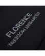 Florence Marine X camiseta Airtex negra 30 UPF para hombre serigrafía reflectante
