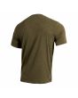 Florence Marine X camiseta Airtex Florence Logo verde oliva jaspeado para hombre posterior
