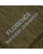 Florence Marine X camiseta Airtex Florence Logo verde oliva jaspeado para hombre serigrafía reflectante