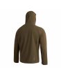 Chaqueta impermeable con capucha Florence Marine X Rain Pro 2.5-Layer Waterproof Shell Next Gen Burnt Olive para hombre posterior