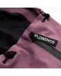 Chaqueta impermeable Florence Marine X Rain Pro 3-Layer Waterproof Shell Negra para hombre cuello