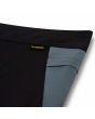 Florence Standard Issue V2 boardshort negro y gris para hombre costuras