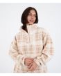 Mujer con Forro polar Hurley Laneway High Pile Pearl Ivory puños