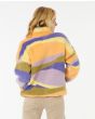 Mujer con Chaqueta de forro polar Rip Curl Sunrise Wavy Multicolor posterior
