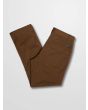 Pantalón Volcom Substance Chino - Vintage Brown para hombre doblado