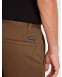 Pantalón Volcom Substance Chino - Vintage Brown para hombre bolsillo posterior