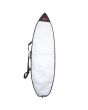 Funda para tabla de surf FCS Classic Fun Board 6'7" en color azul y blanco posterior