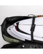 Funda para 3 tablas shortboard o fish FCS Travel 3 Cover 7'6 Alpine verde correas compresión
