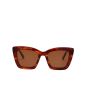 Gafas de sol I-SEA Harper color ámbar con lentes marrones polarizadas para mujer