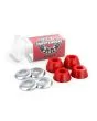 Pack 4 Gomas para eje de Skate Independent Standard Conical Cushions Soft 88A Rojas