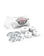 Pack 4 Gomas para eje Skate Independent Standard Cylinder Cushions Super Soft 78A Blancas