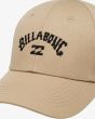 Gorra con cierre posterior ajustable a presión Billabong Arch Beige Gravel para chico bordado delantero