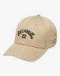 Gorra con cierre posterior ajustable a presión Billabong Arch Beige Gravel para chico