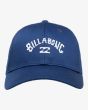 Gorra con cierre posterior ajustable a presión Billabong Arch Azul Marino para chico visera curva