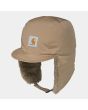 Gorra reversible con orejeras Carhartt WIP Alberta Cap marrón impermeable
