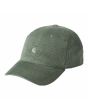 Gorra de pana Carhartt WIP Harlem Park Verde Unisex