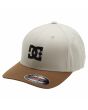 Gorra Flexfit DC Shoes Cap Star Seasonal Blanca y Marrón para hombre