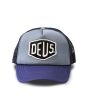 Gorra estilo camionero Deus Ex Machina Baylands Trucker Azul para hombre frontal
