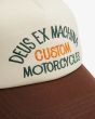Gorra Deus Ex Machina Canyons Trucker Brown Combo para hombre bordado