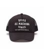 Gorra Deus Ex Machina Venice Address Trucker negra frontal